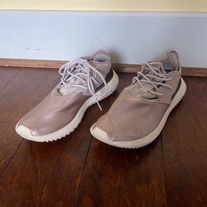 Adidas Satin & mesh Light Rose Pink Sneaker Size 8.5